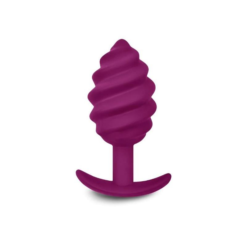 Пробка "G-Plug Twist 2" супер рельефная, фиолетовая 