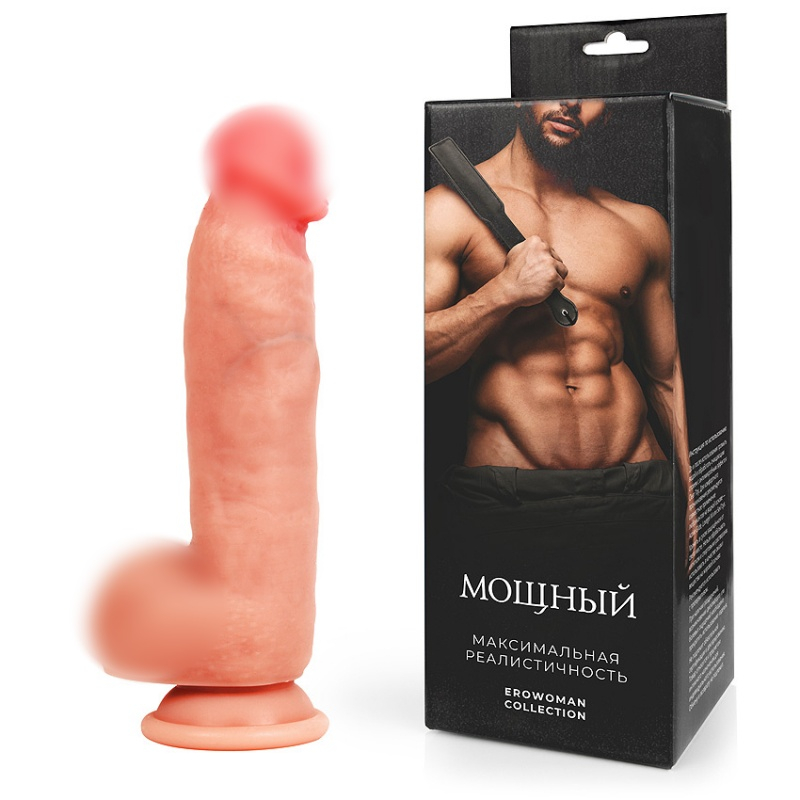 Фаллоимитатор крупный "Erowoman Мощный" реалистичный 
