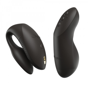 Вибратор для двоих на дистанционном управлении "We-Vibe Chorus Pro" + приложение, черный